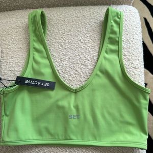 SET Active S SPORTBODY™ DIP BRA Limited Edition Green